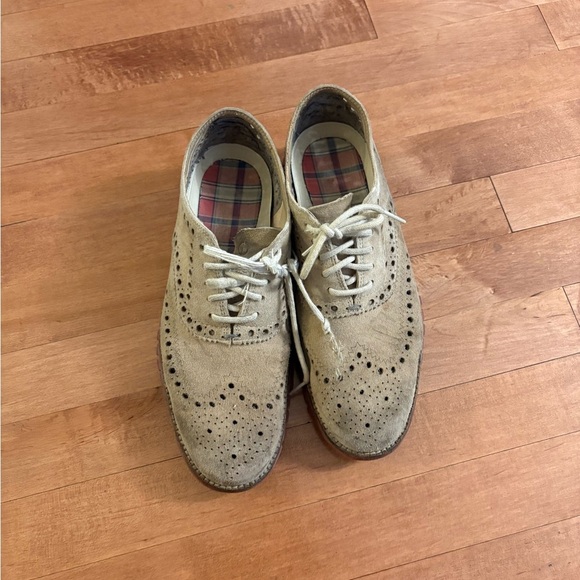 Cole Haan Other - Beige Suede Brogue Shoes -Cole Haan
